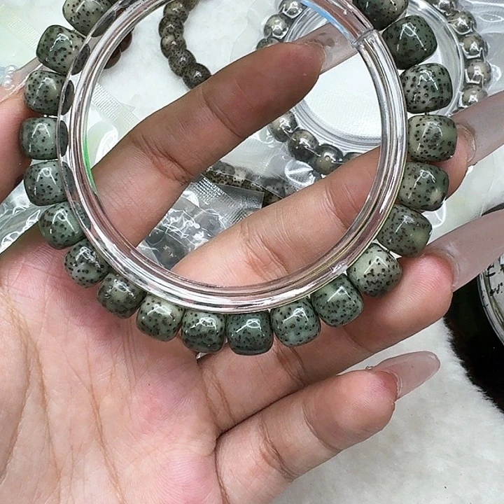 星月菩提手串318传说变态绿星月菩提98桶单圈