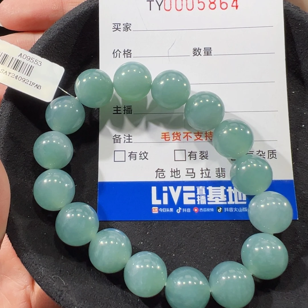 述***禾翡翠未镶嵌颈饰5864