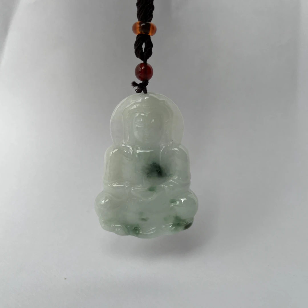 2485【多样性发货】翡翠观音佛公吊坠天然翡翠吊坠