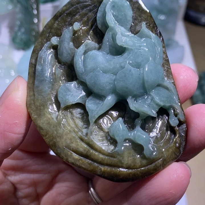 【闪购商品】颈饰未镶嵌翡翠观音