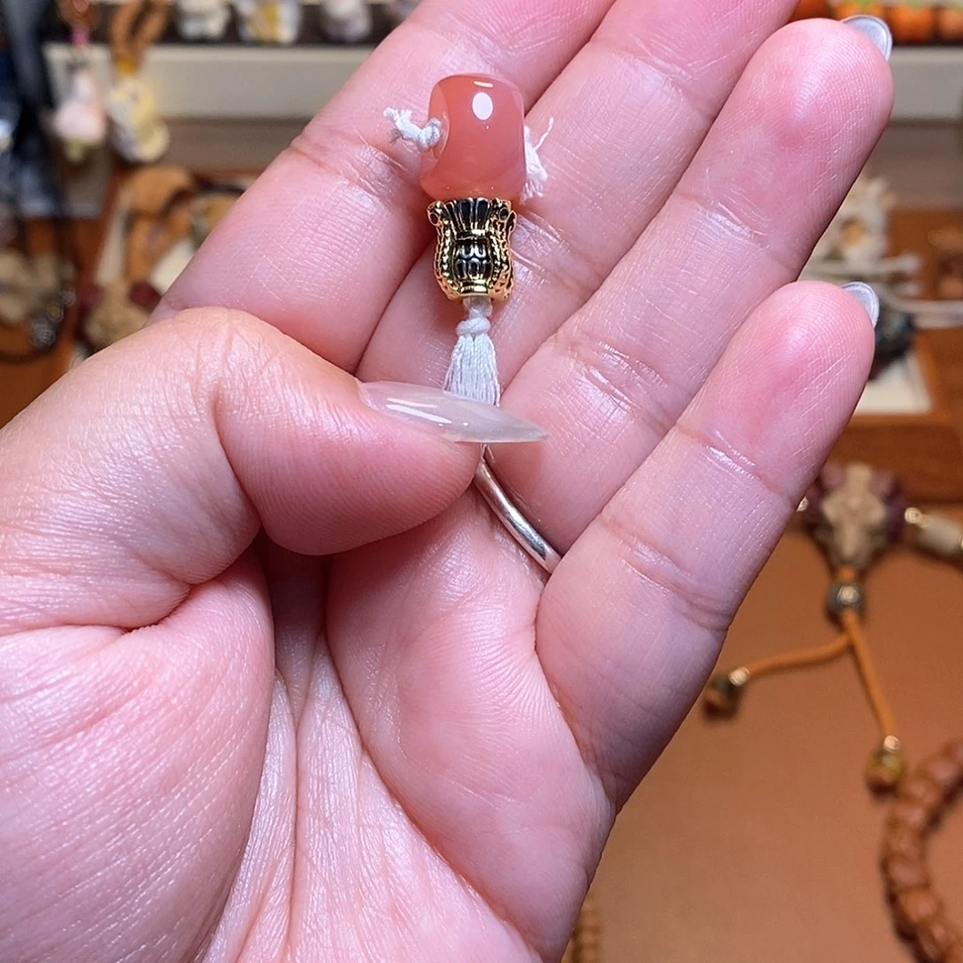 冰***慧柏香籽/百香籽手串粉三通