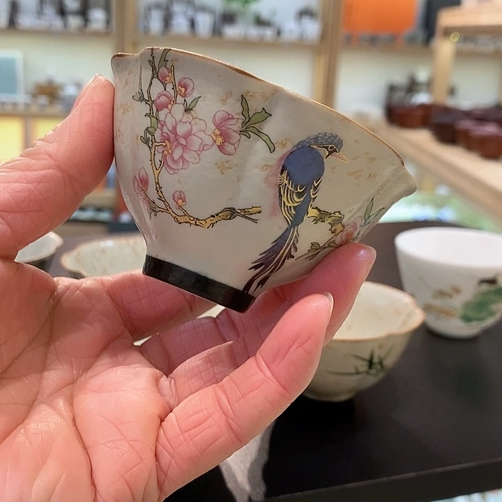 火石烧主人杯瓷器