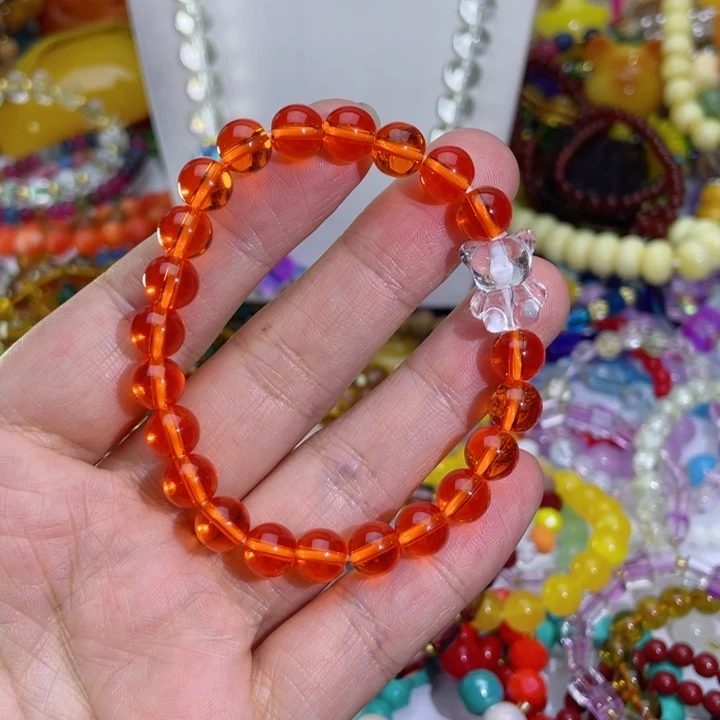 树脂制品106号小熊手链