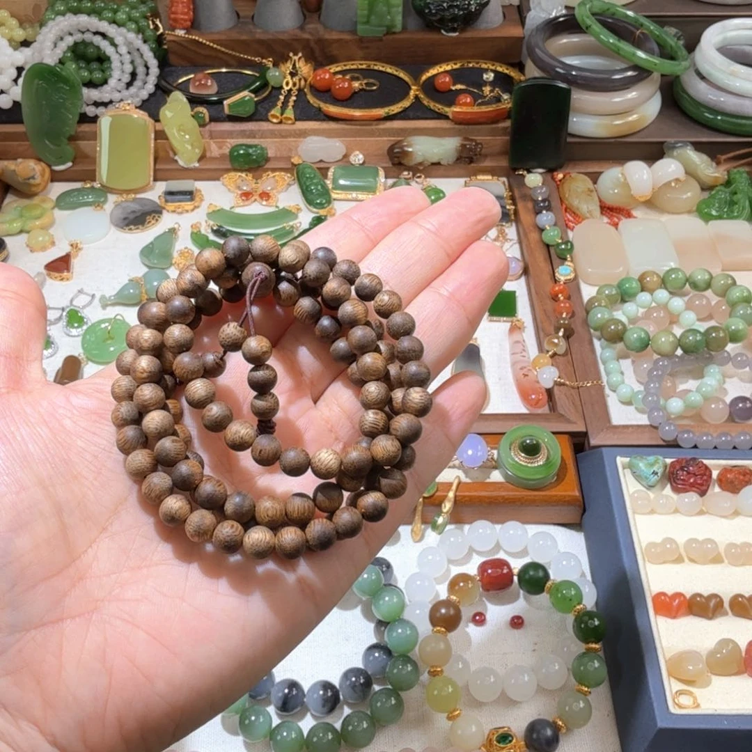 手串沉香可****y沉香多圈