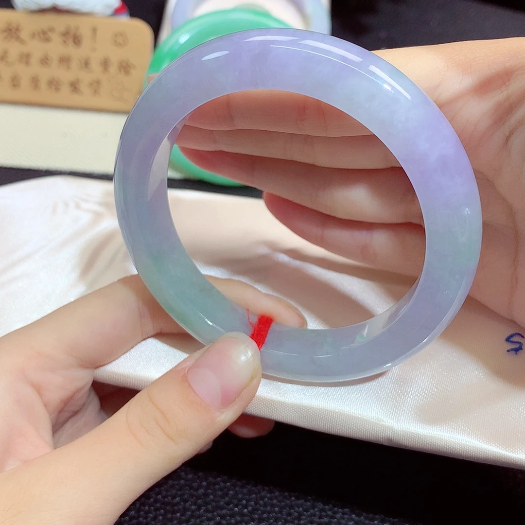 翡翠未镶嵌手镯122205