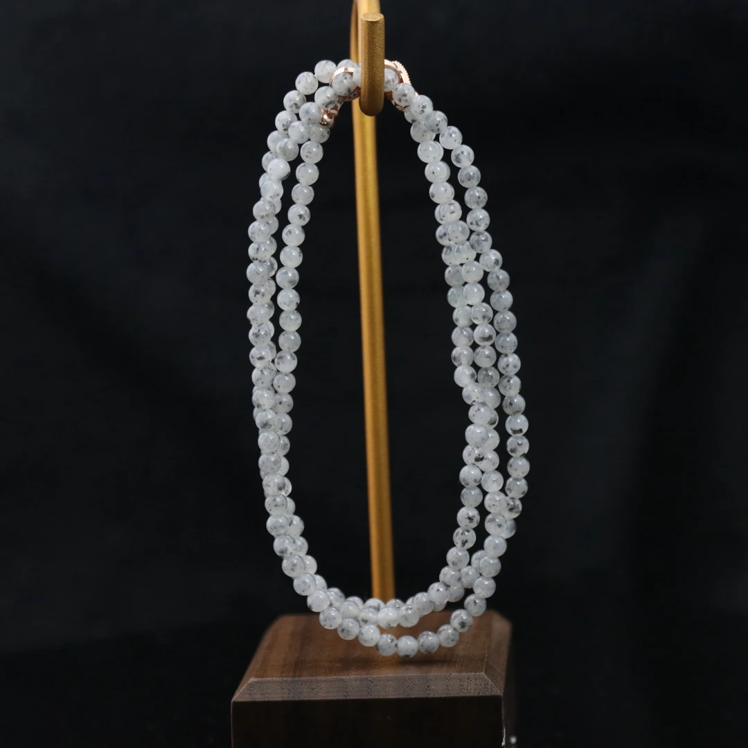 FC1天然缅甸翡翠A货珠链/900948/保利厦门拍卖