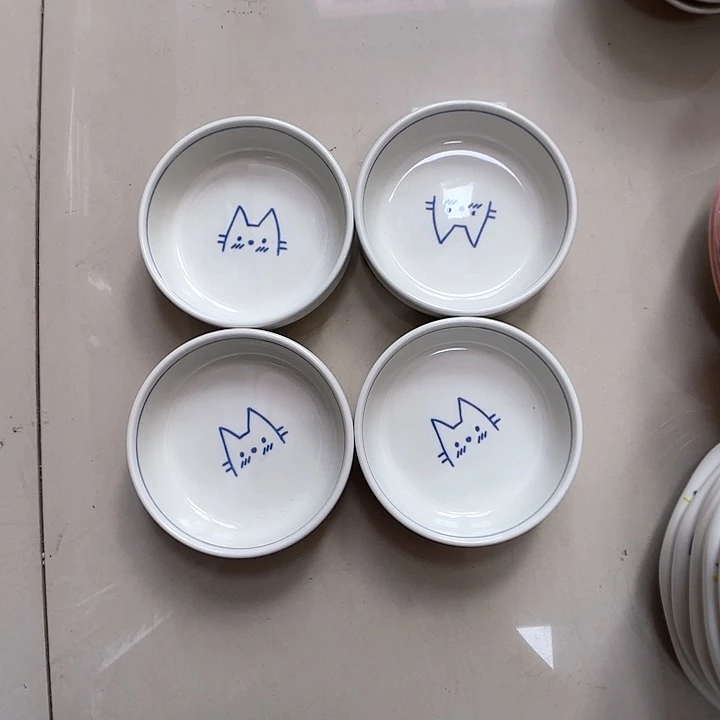 瓷片瑕疵特价陶瓷味碟