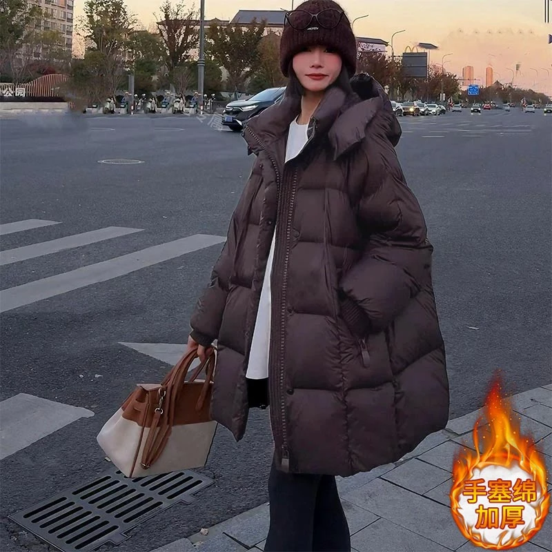 韩版时尚女装百搭高级感棉服2024年秋冬季新款小个子加厚保暖外套