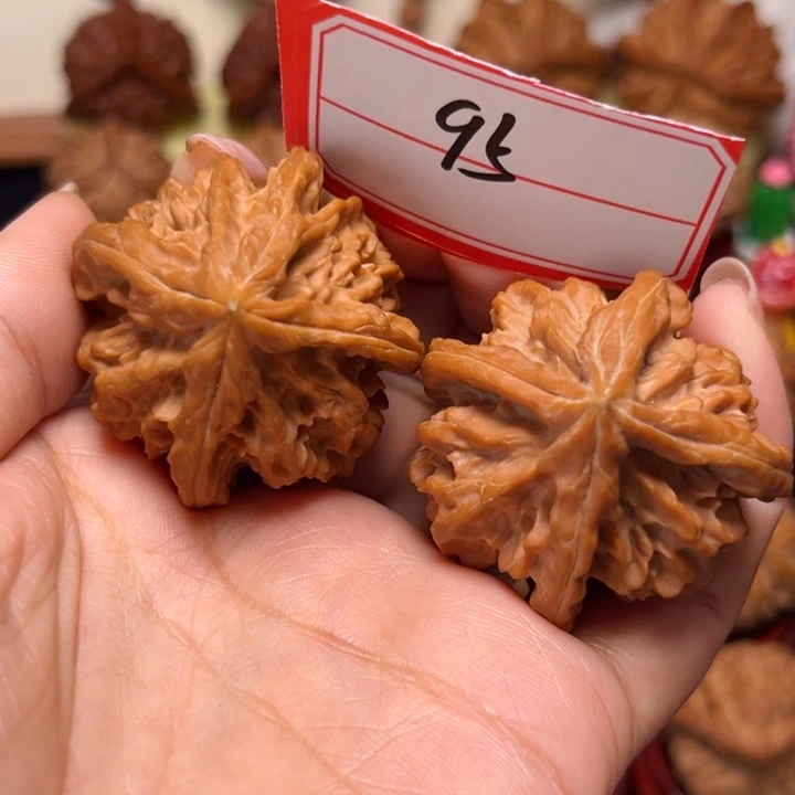 吊坠文玩核桃40全品曹大龙四棱95