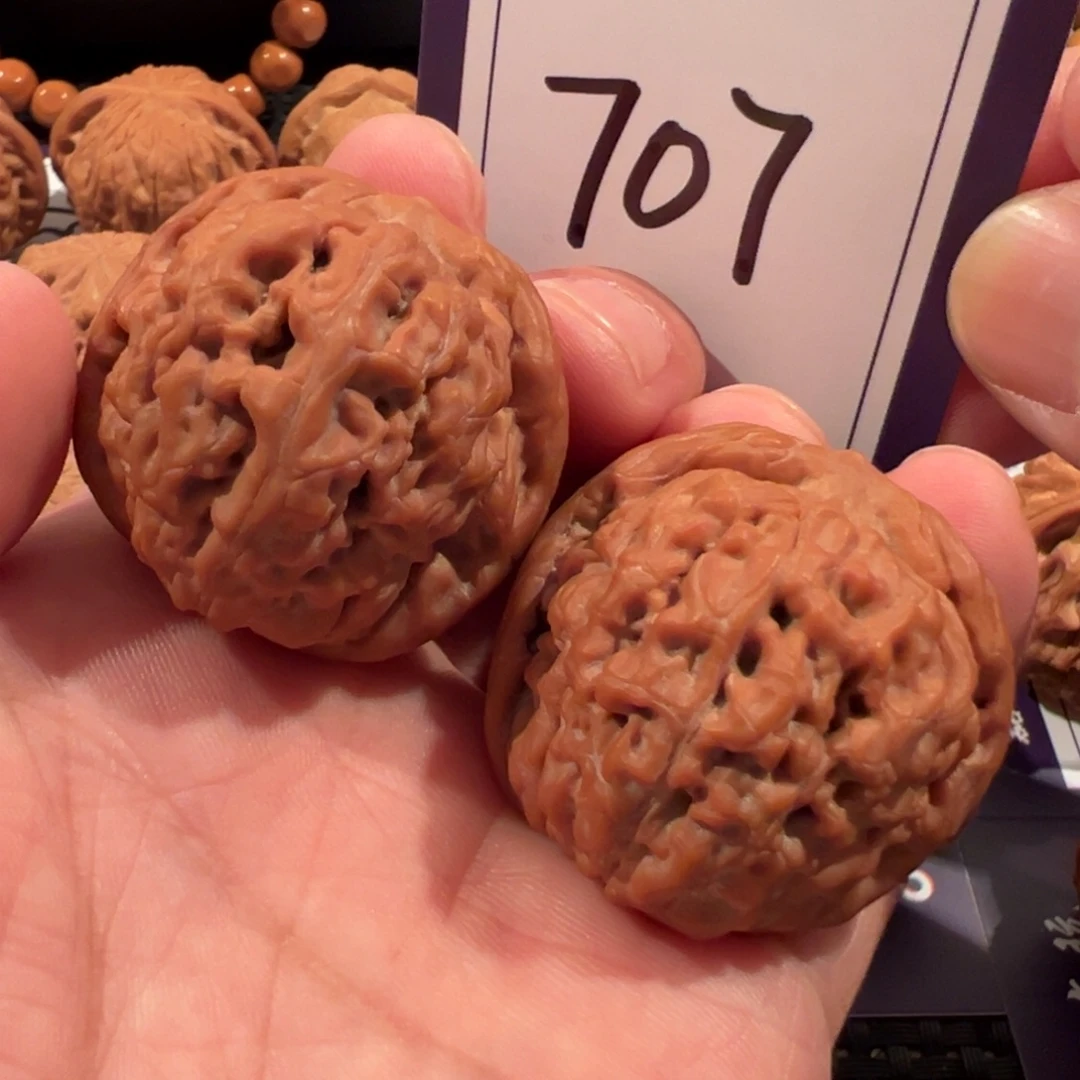 把件文玩核桃全品莲花37尺寸707号