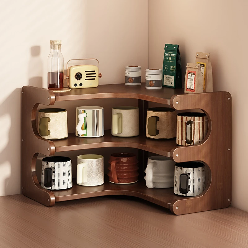 转角桌面置物架多层收纳架厨房家用日用品百货家居好物桌上储物架