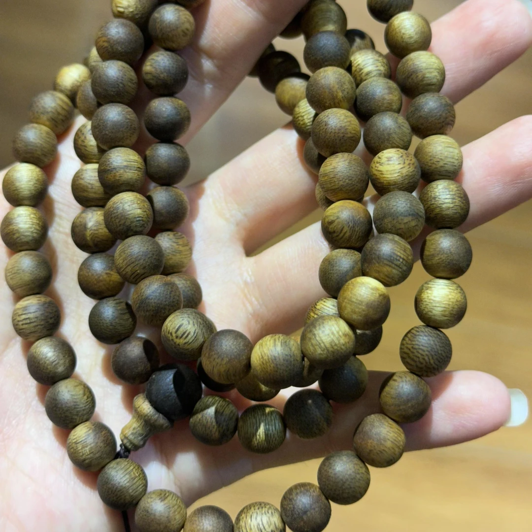 【蕹合】芽白0.8mm*108颗手工珠串DIY编织老料