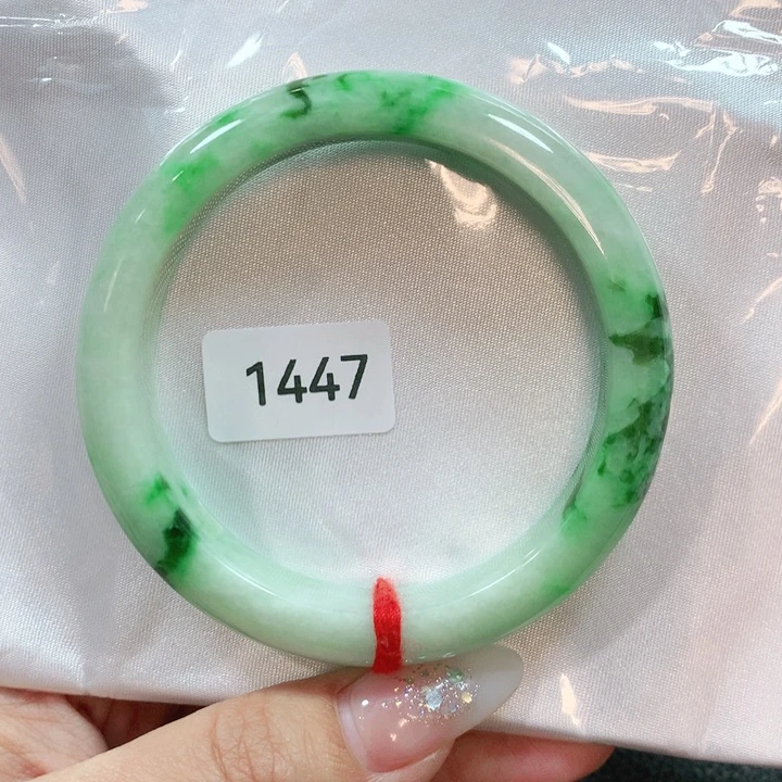 翡翠手镯未镶嵌天然翡翠手镯58