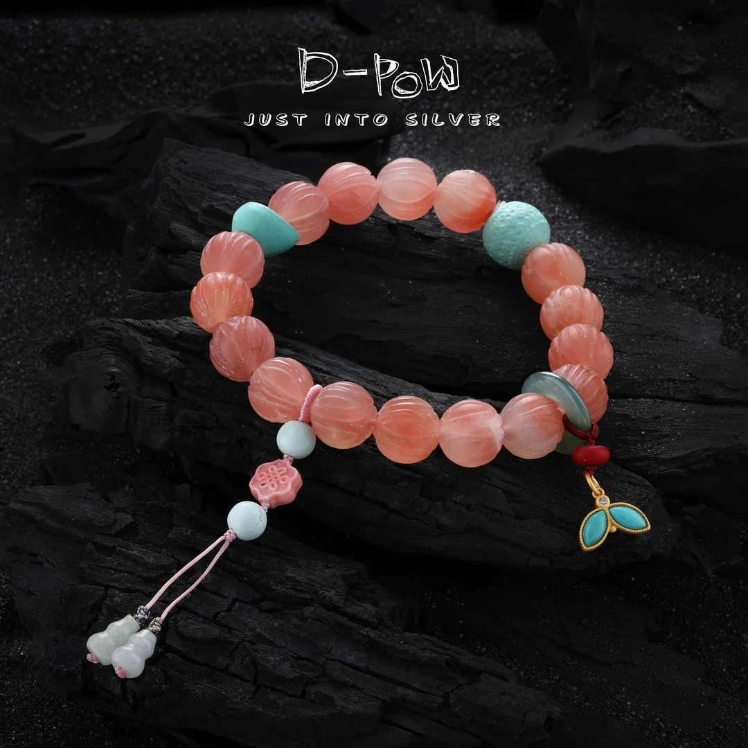 灯小炮 925银树脂手链 手链（8546）