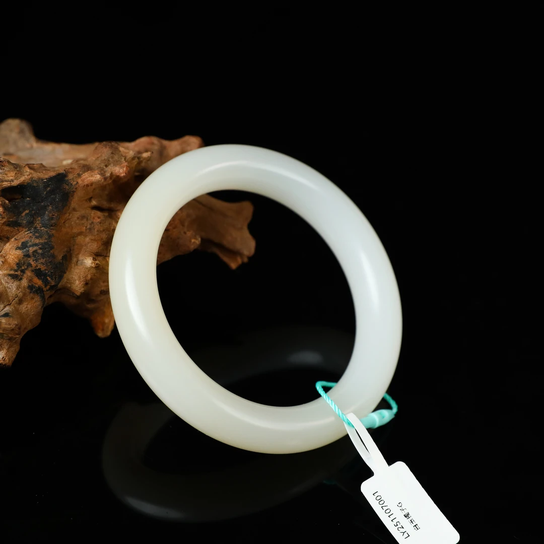 【潮生珠宝】·大稀缺·和田玉新疆且末糖手镯61圈61.5*13.6*11.3mm