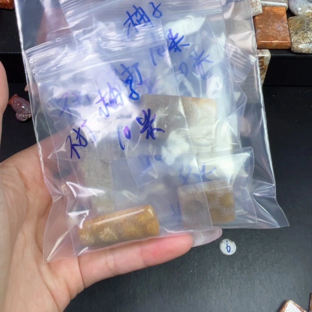 硅化珊瑚（珊瑚玉）未镶嵌吊坠