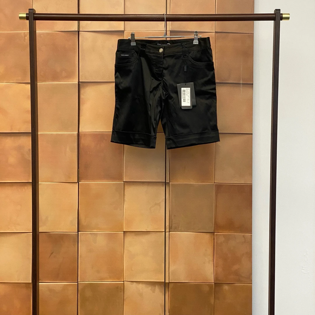 DG黑色缎面短裤/42码/全新原吊/29159