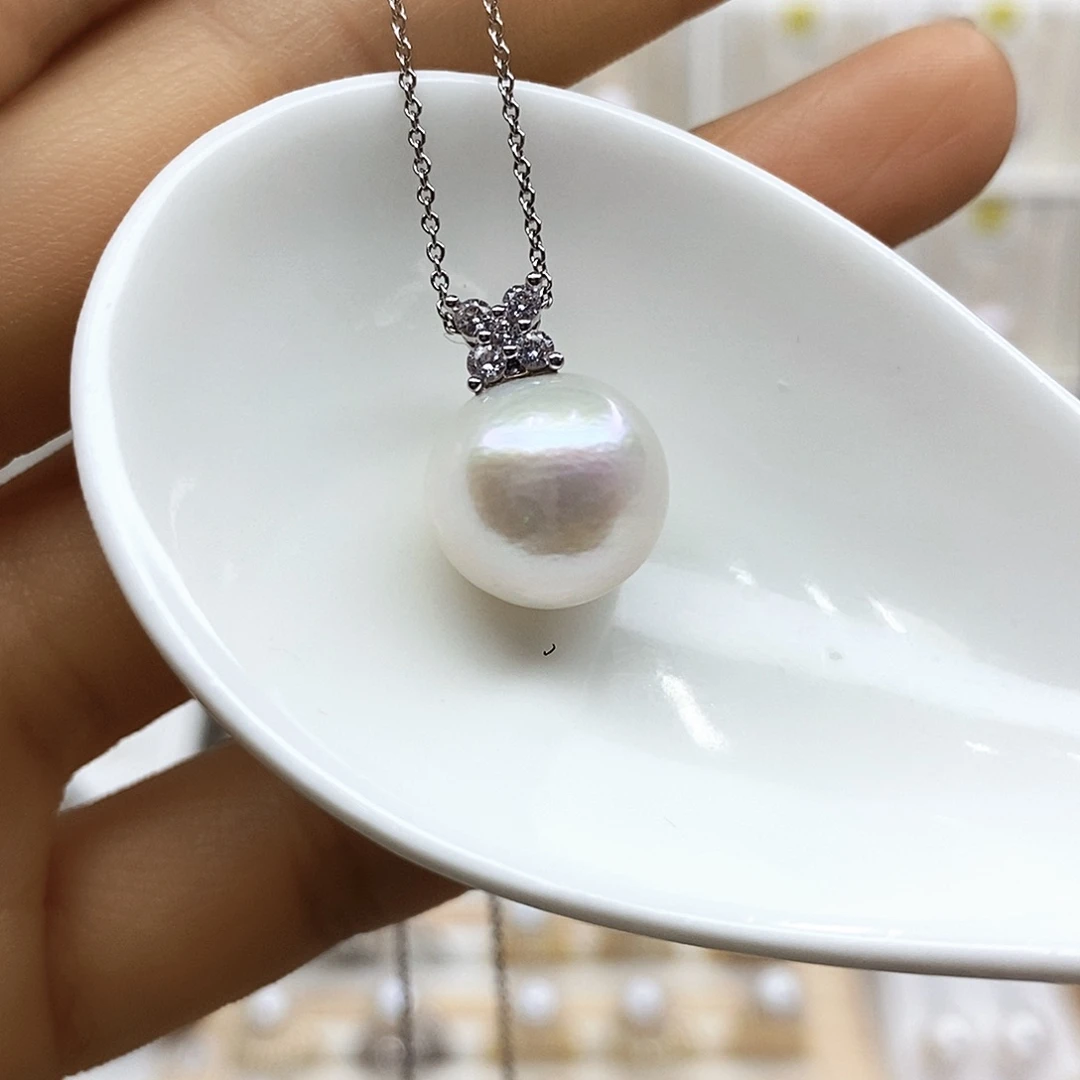 淡水珍珠颈饰合金