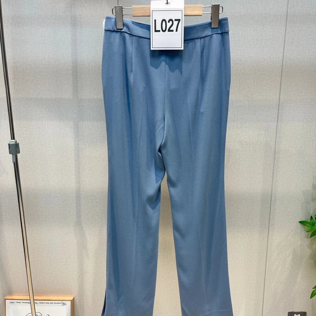 L027/Laur*l麻感简约长裤LWL326K20300