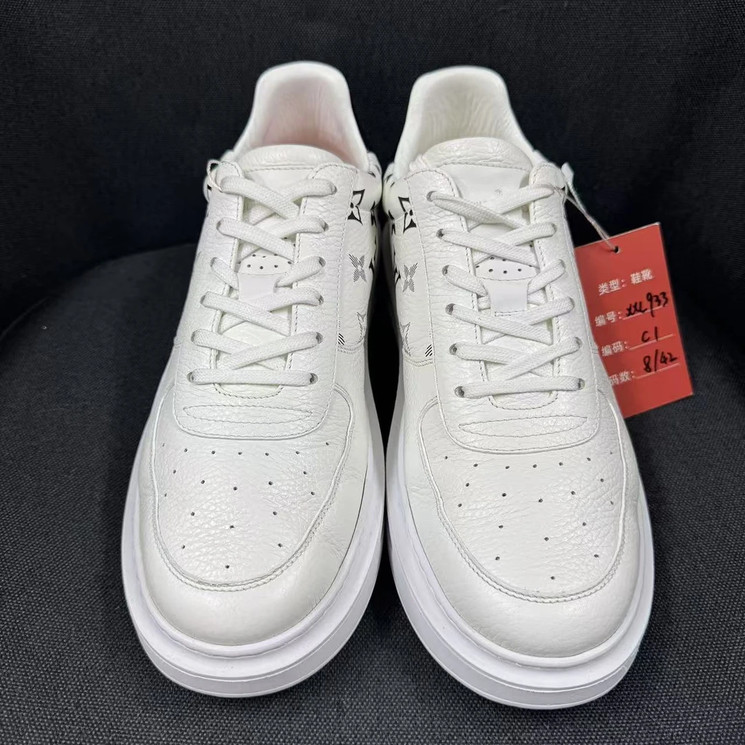 99新 LouisVuitton/路易威登 准新特惠 lv trainer 黑白松糕42码