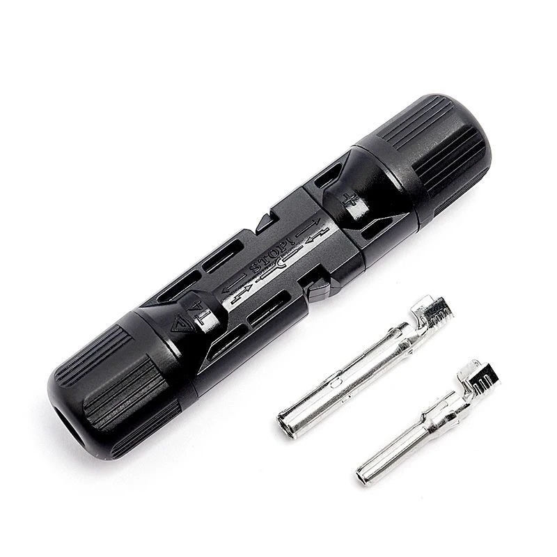 MC4太阳能光伏插头MC4公母插头连接器光伏组件电池板防水插头国标