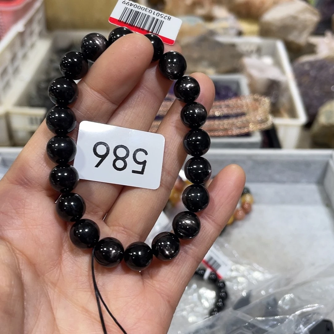 水晶手串9.5m m未镶嵌子*默j y 595