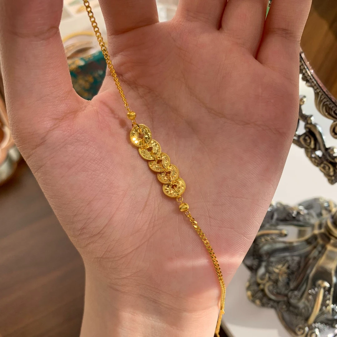 足银手链 燕归yangui“币喜”足银999.9手链 招财纳福