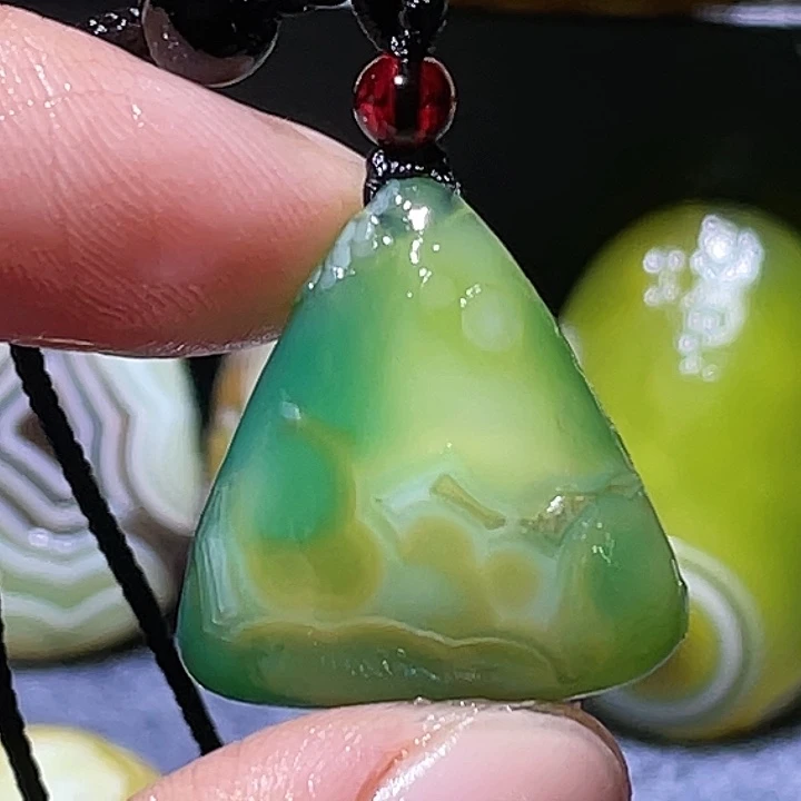 玛瑙/玉髓合金吊坠(不含链)