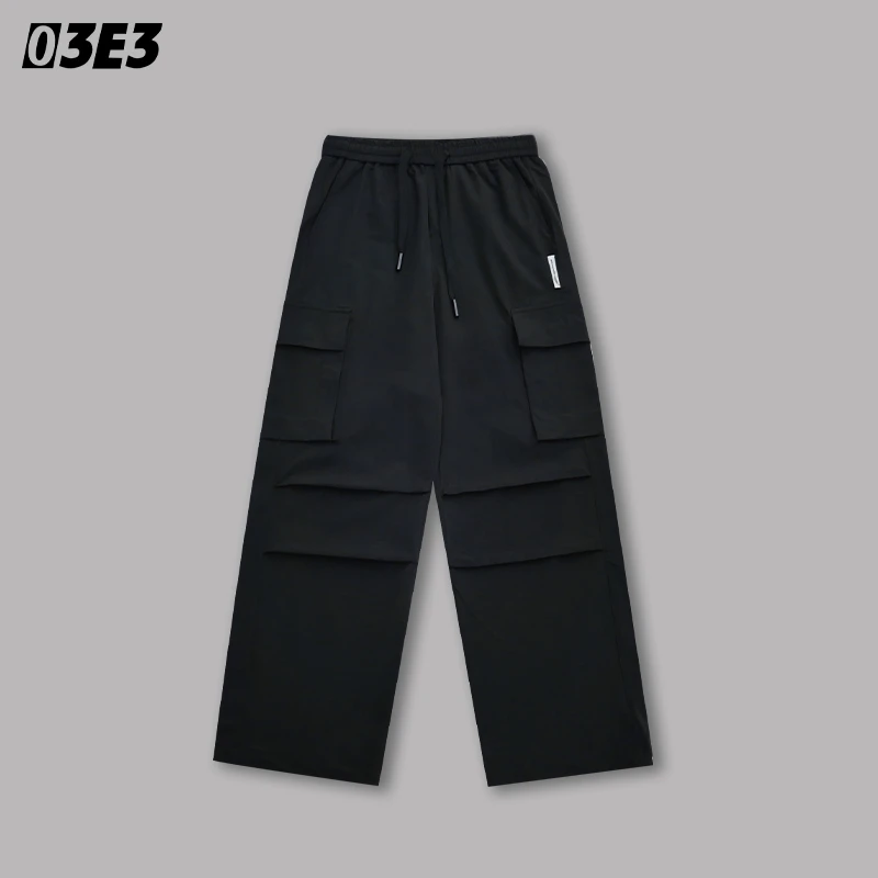 【03E3】青少年美式纯色工装裤韩系休闲裤子潮-028