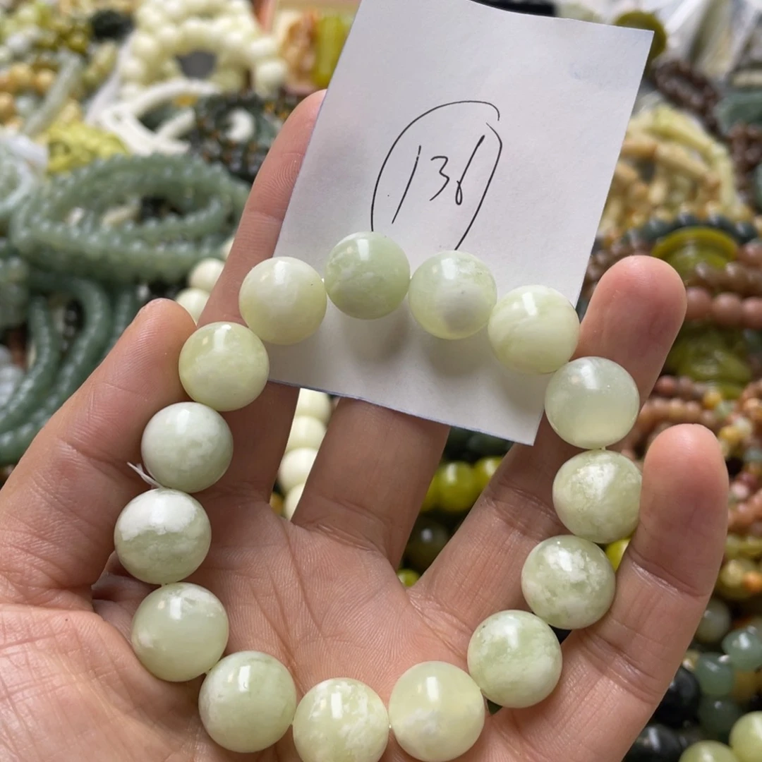 蛇纹石玉手链未镶嵌