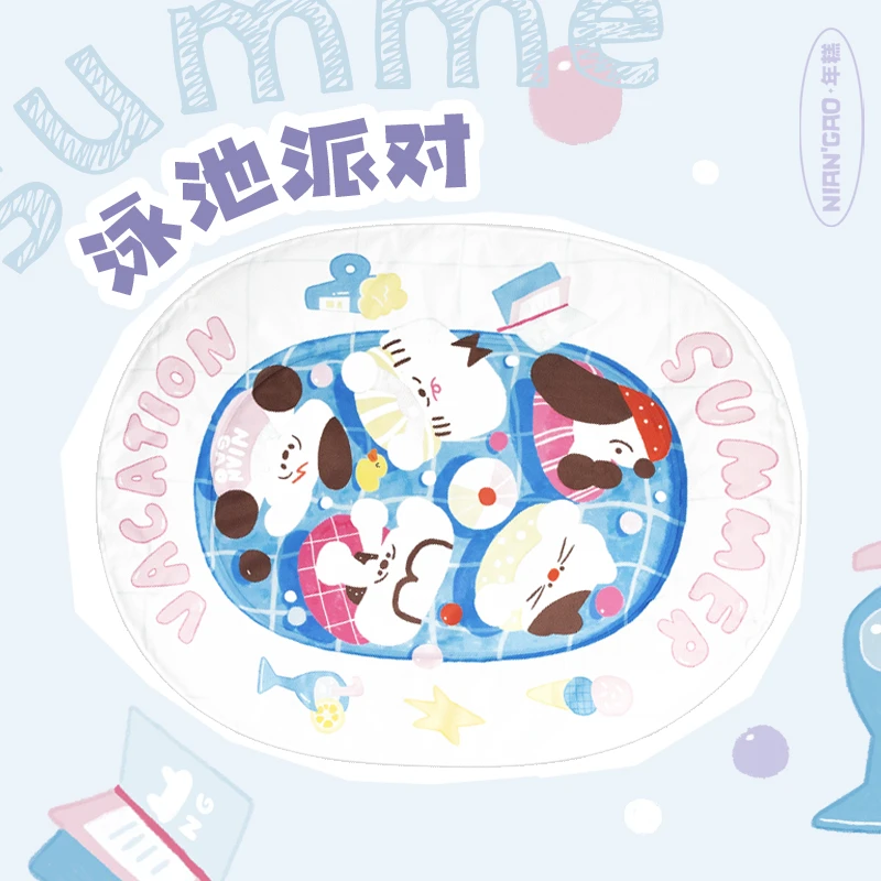 NIAN'GAO/年糕泳池派对冰垫冰窝宠物避暑降温凝胶