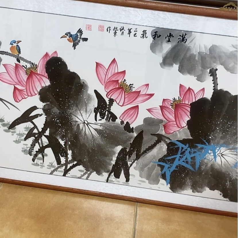 【闪购商品】国画手绘国画带框