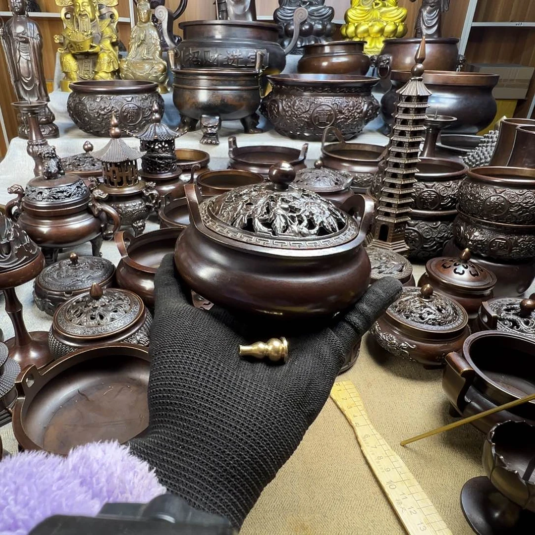 薰香炉铜香炉铜工艺品