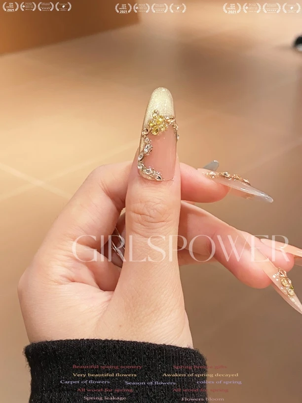 【来财】GIRLSPOWER纯手工设计师美甲原创