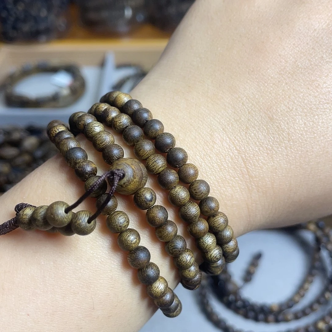 沉香沉香碎屑棋楠沉香多圈5mm花香蜜香