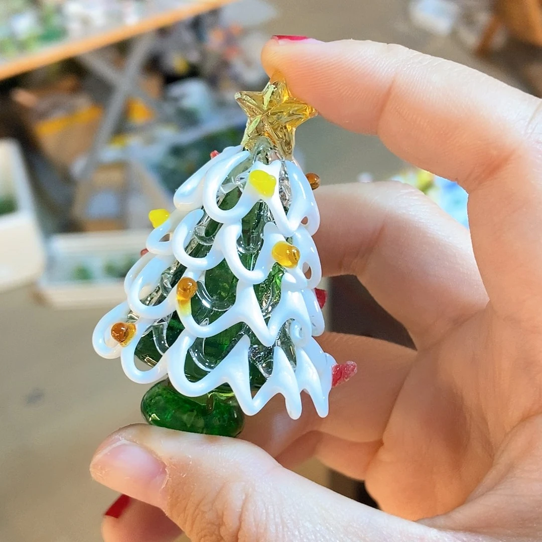 琉璃手工艺品?*食圣诞树