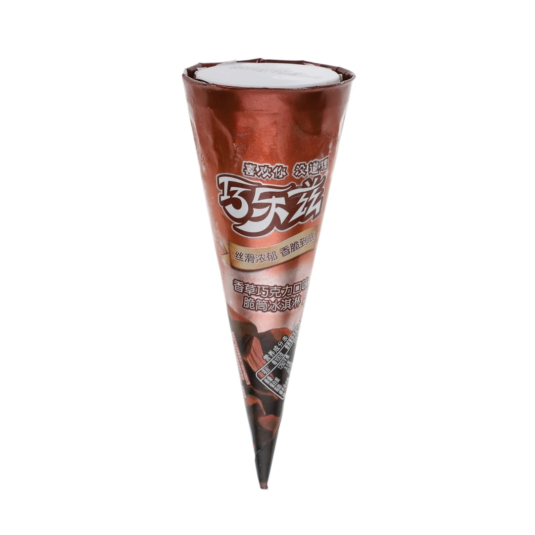 巧乐兹脆筒冰淇淋香草巧克力味 73g网红雪糕雪糕同城配