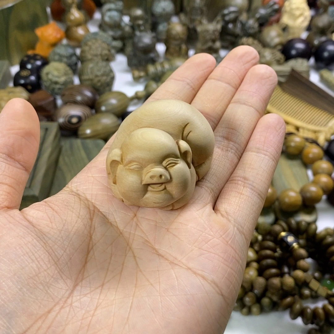 江***詞木绿檀木料工艺品