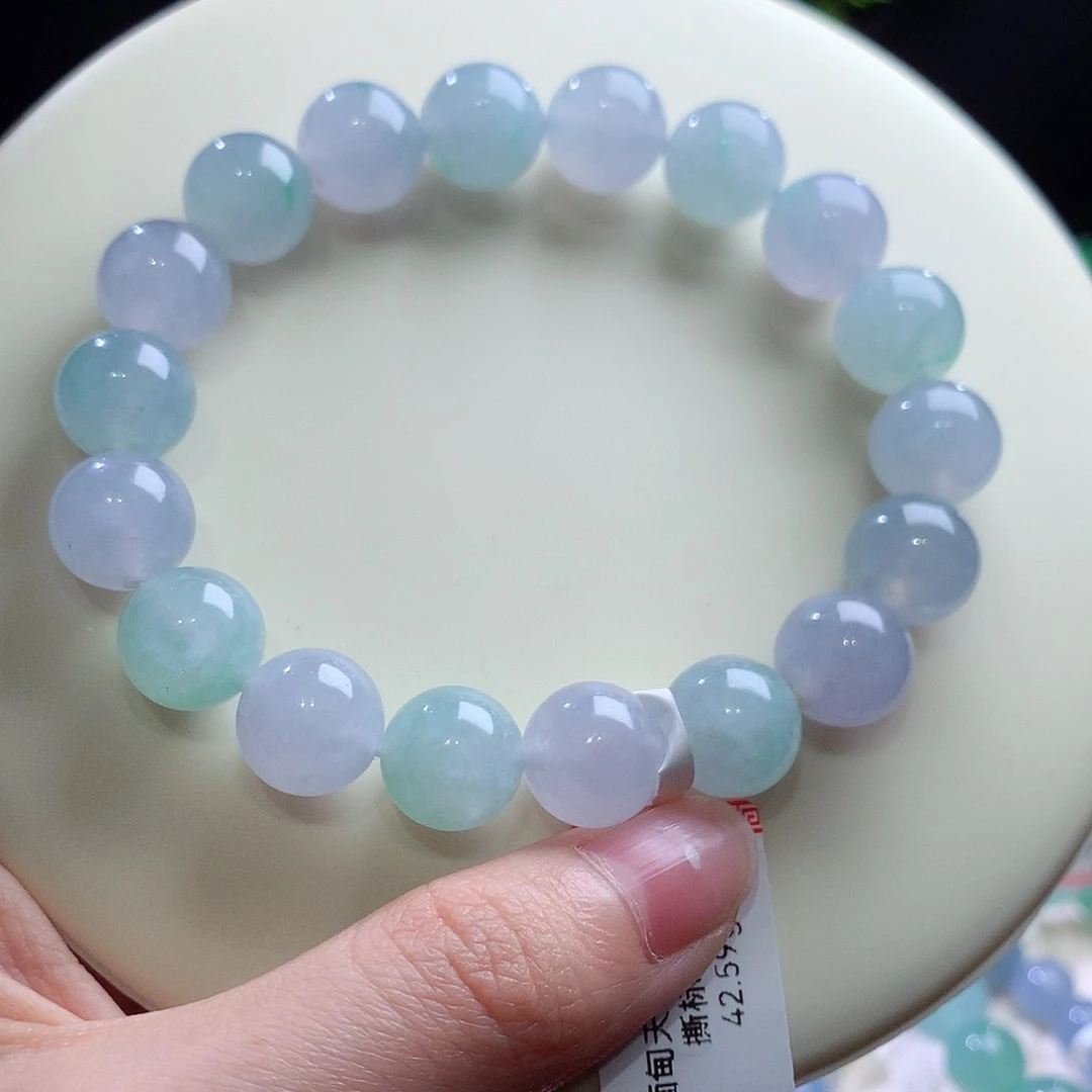 翡翠未镶嵌手串卡11