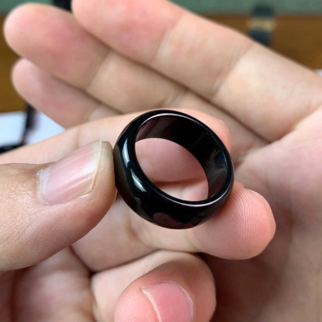 火***狼和田玉未镶嵌颈饰19mm