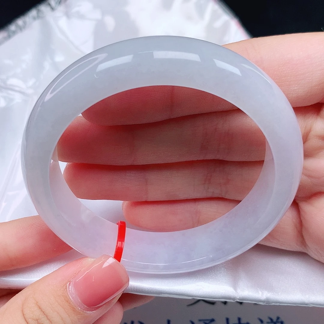 翡翠未镶嵌手镯55圈600459