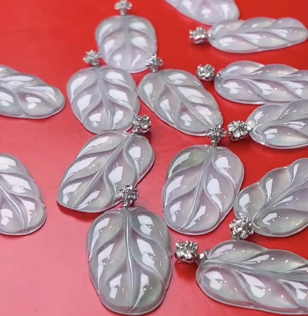 「久鸿一哥精选」天然翡翠挂件/多样性发一/GJ001-叶子