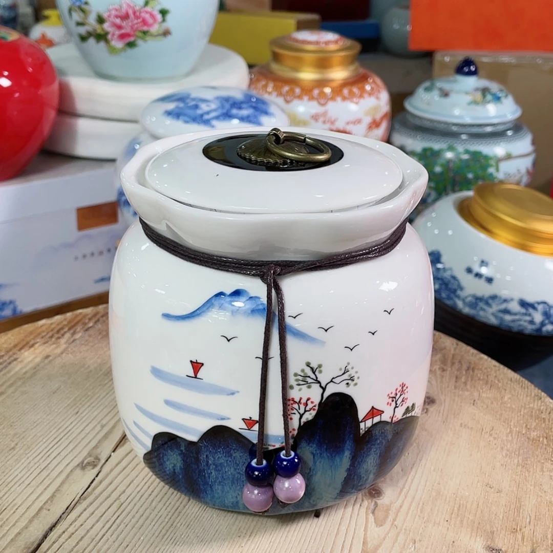 【闪购商品】罐陶瓷茶叶罐密封罐