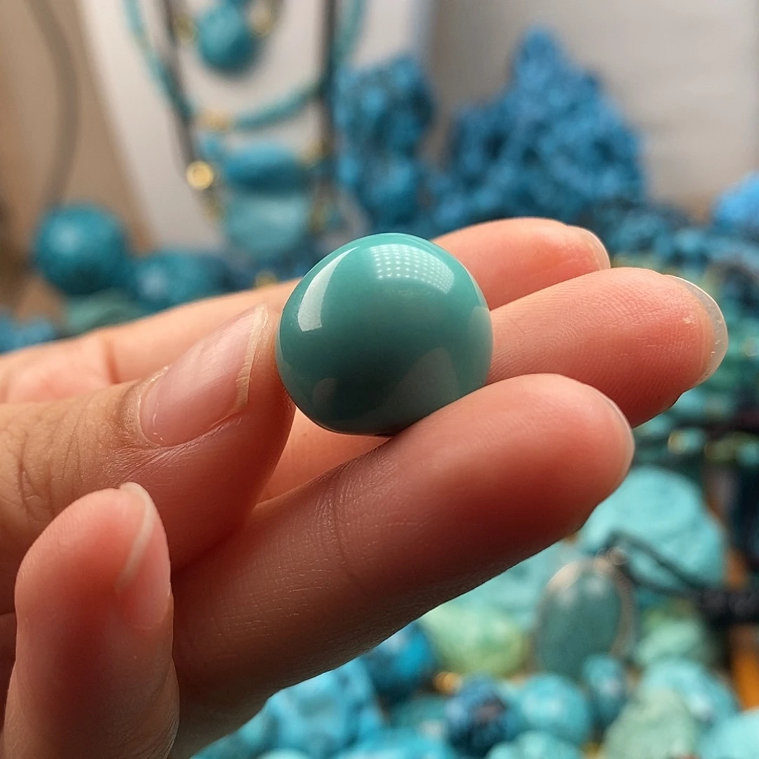 绿松石未镶嵌珠宝半成品