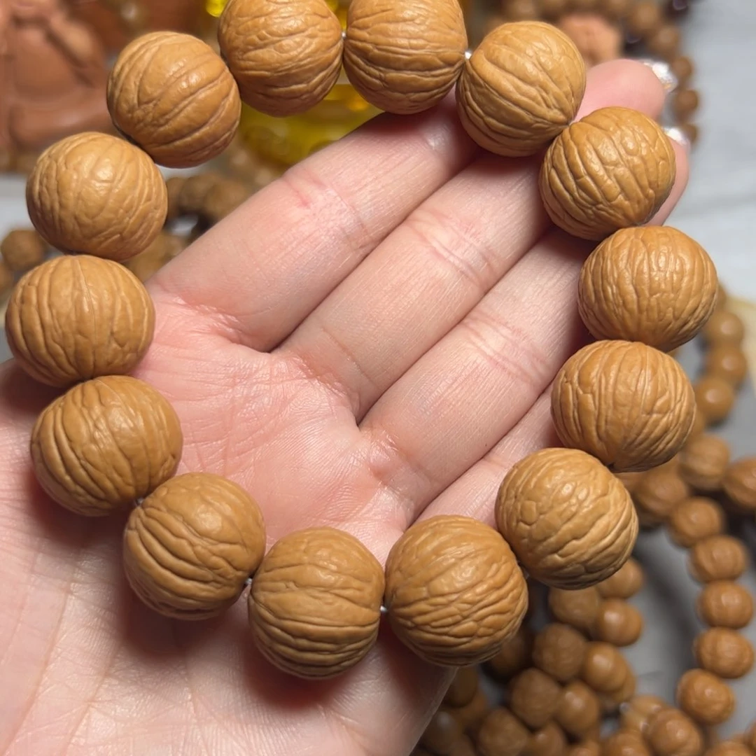 核桃手串/手链丨*丨聚宝盆18.2尺寸