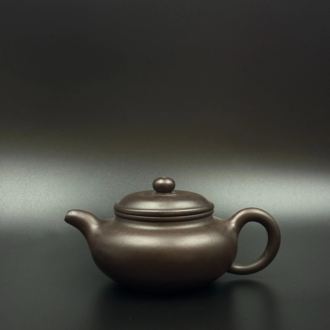原矿黑朱泥仿古壶半手工160cc紫砂壶茶具泡茶壶