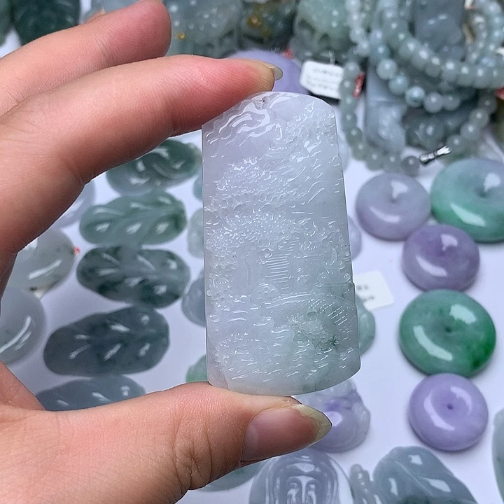 翡翠未镶嵌颈饰天然翡翠