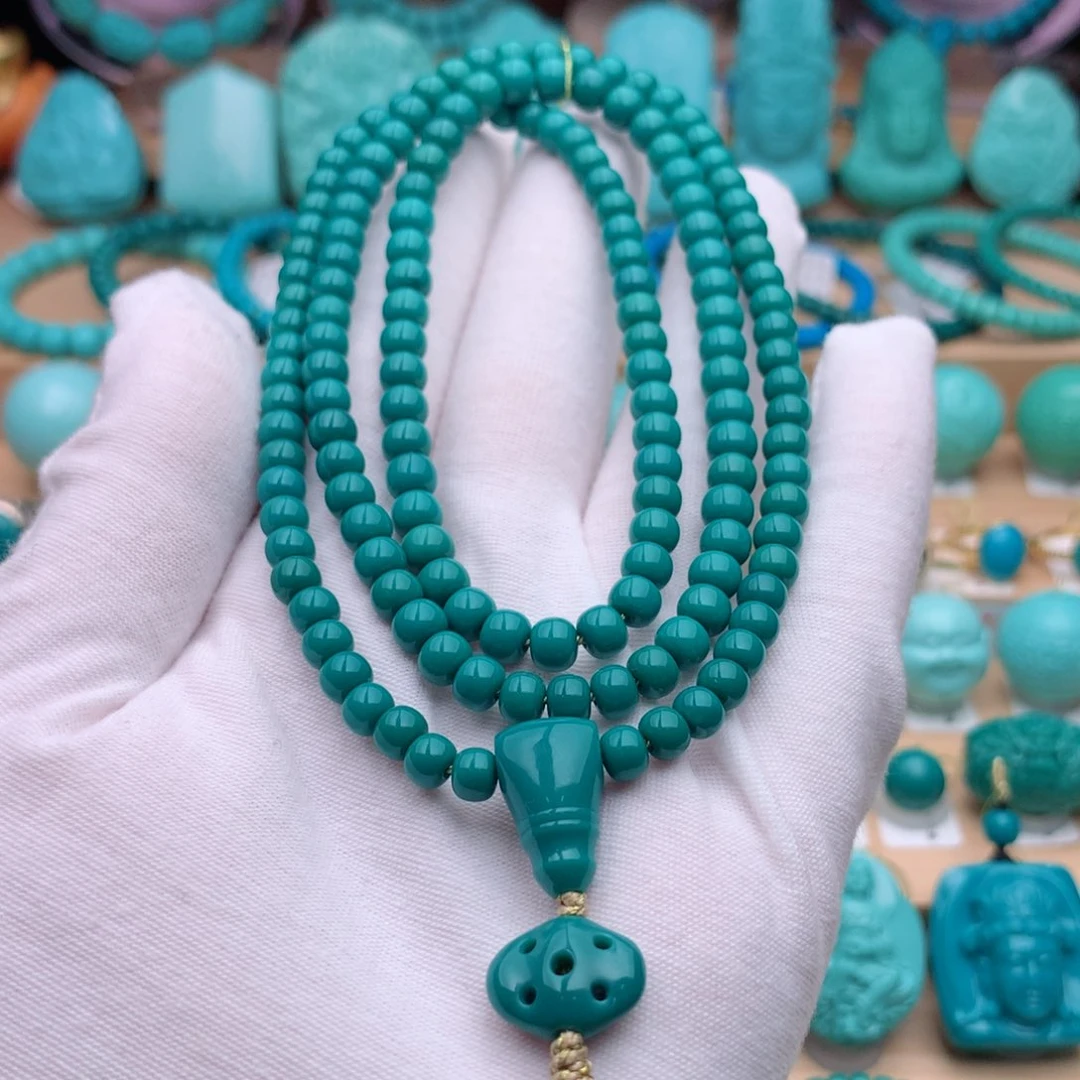 未镶嵌绿松石珠宝奇石