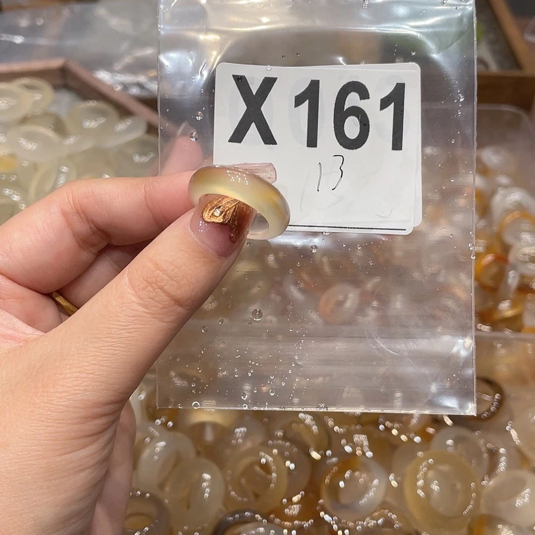 玛瑙/玉髓未镶嵌戒指161