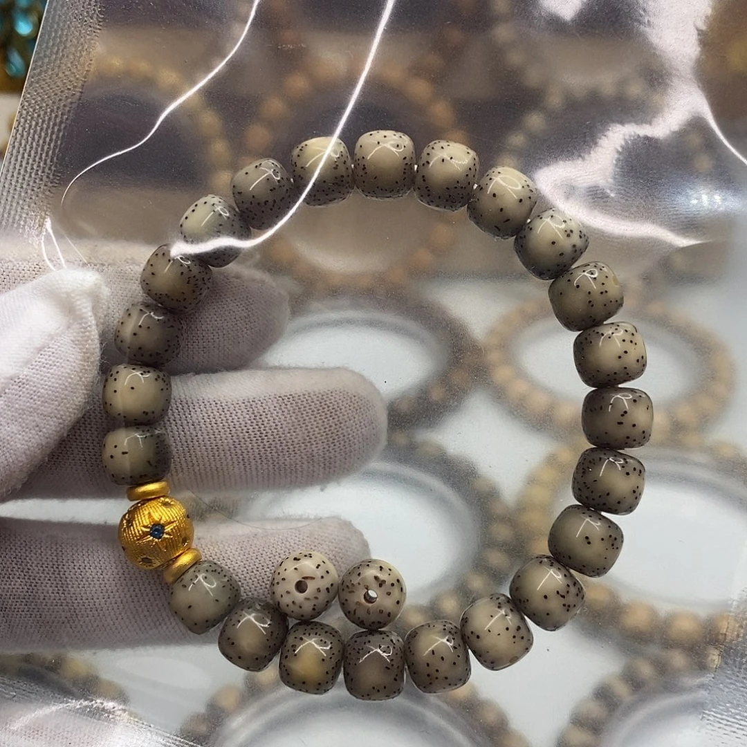 心***提手串星月菩提9×8新年快乐